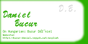 daniel bucur business card